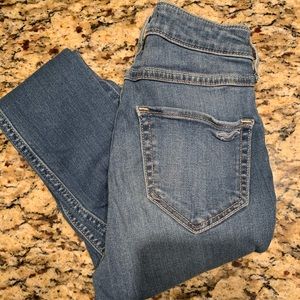 Hollister Distressed High Rise Skinny Jeans